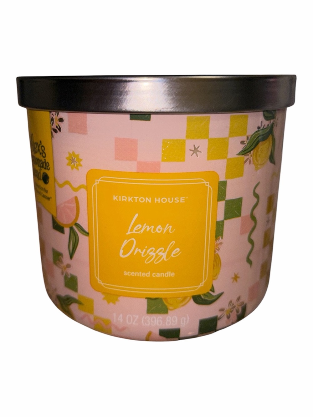 Kirkton House 3 Wick Lemon Drizzle Scented Candle 14 oz